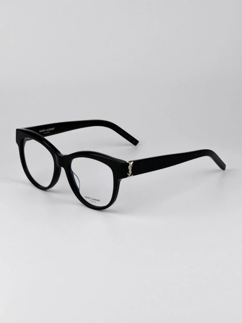 Saint Laurent Women’s Eyeglasses Black Cat Eye SLM108 002 NEW AUTHENTIC